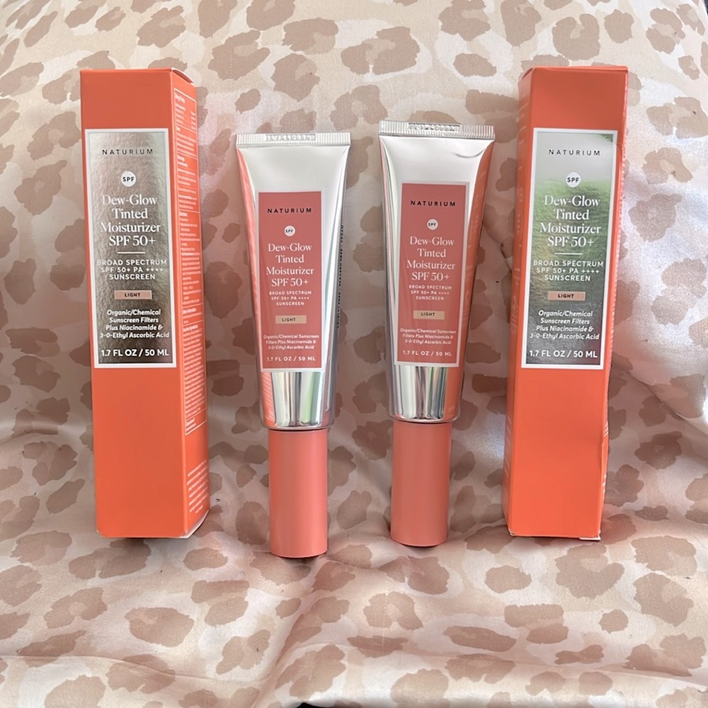Naturium Dew Glow Tinted SPF 50+ Moisturizer Bundle *BNIB*